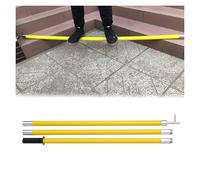 Vyrata Crochet de Sauvetage Isolée Perche isolée électrique, Tige de manœuvre/Perche de Liaison en résine époxy, Longueurs : 2 m, 3 m, 4 m, 4,5 m, 5 m, 6 m, 8 m, 9 m et 10 m.(3-Section9.8ft/3m)