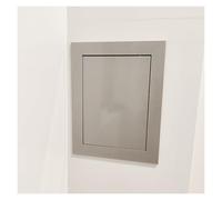 Vyrata Panneau d'accès Porte d'inspection cachée, Panneau d'accès avec Fonction de Type Bouton-Poussoir Panneau d'accès Facile à Installer, for Porte de Service électrique(Gray,(8x16) 200x400mm)