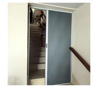 Vyrata Portes accordéon Porte Pliante insonorisée, Porte accordéon intérieure, Porte Pliante coulissante en métal rétractable Invisible, Isolation Coupe-Vent(41"x80"(104.1x203.2cm))