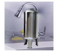 Vyrata Réservoir sous Pression en Acier Réservoir de Pression for puits d'eau, réservoirs de Pression d'eau en Acier Inoxydable, surpresseur Automatique(A,19.7x37.4/50x95cm(160L/42.3Gal))