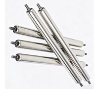 Vyrata Rouleau de convoyeur Ensemble de 5 Rouleaux de Support de convoyeur en Acier Inoxydable, 4 10 14 16 18 24 33 40 Pouces de Long, Bande transporteuse Robustes(5 Pcs D-60mm/2.4",L-900mm/35.4")