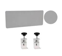 Vyrata séparateur de Bureau Panneau de confidentialité de Bureau - Écran de Protection de modestie, Panneau de confidentialité sous Le Bureau, for Bureau, Maison,(Light Gray,L x H 31 x 23 3/5 in)