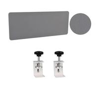 Vyrata séparateur de Bureau Panneau de confidentialité de Bureau - Écran de Protection de modestie, Panneau de confidentialité sous Le Bureau, for Bureau, Maison,(Dark Gray,L x H 45 x 23 3/5 in)