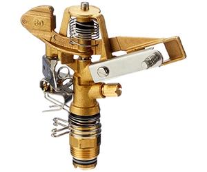 Vyrsa 07520550 V60 Arroseur circulaire sectoriel en laiton avec raccord mâle 3/4"