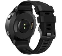 VYSLZ Pour bracelets de montre Garmin Instinct/Forerunner 955, bracelets en silicone souple de 22 mm pour Forerunner 945/Instinct 2/Forerunner 935/Forerunner 965, Black, Agate