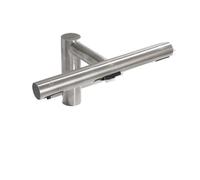 VYSLZ Robinet de salle de bain 3 en 1 doré brossé : distributeur automatique de savon et sèche-mains robinet d'évier multifonction (brossé)