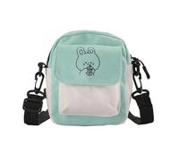 VYSLZ Sac à bandoulière tendance pour femme avec imprimé de dessin animé, sac à main en toile mignon, sac à main pour téléphone portable, sac à main de shopping pour femme, Vert, Taille unique
