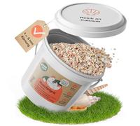 VYTAfield® Grit de coquillages pour poulets | Chaux alimentaire naturelle pour volailles | Riche en calcium | Grit pour poules et oiseaux | 5 kg de nourriture minérale | Sans additifs artificiels |
