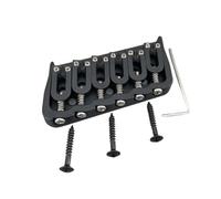 VYUHAksZ Guitare Chevalet 6 Cordes Multi Diapason, Accessoires Noir Chrome(Black)