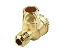 VYUHAksZ Valve de contrôle à 2 Ports en Alliage de Zinc, Outil de connecteur à Filetage mâle for Accessoires de compresseur d'air, vanne de Coupure de Pompe à Air