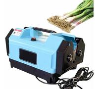 VYUJHNBG Coupe-ail électrique et éplucheur de Racines, Machine à Double tête pour Une Coupe Efficace de l'ail et des oignons, pour Une Utilisation au Jardin, Coupe Les Racines