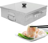 VYUJHNBG Machine à Rouleaux de Nouilles de Riz en Acier Inoxydable avec Plateau supplémentaire, cuiseur Vapeur pour vermicelles, Cuisine du Guangdong, ustensiles de Cuisine