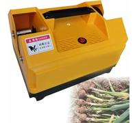 VYUJHNBG Machine électrique pour Retirer Les tiges d'ail, Coupe-Racines d'ail, Coupe-tiges bilatéral, Coupe Les Racines et Les fanes