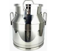 VYUJHNBG Pot à Lait en Acier Inoxydable, Seau, bidon à Lait Robuste avec Couvercle hermétique, Seau à vin, Pot à Produits laitiers, barils de Transport