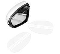 VYWPTOWSX 2 Paire Rétroviseur Pluie Sourcils pour Skoda Octavia Kamiq Karoq Superb Limousine Yeti, Latéral Rétroviseur Pare-Pluie Anti-éblouissement Accessoire Voiture,Transparent