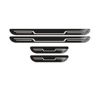 VYWPTOWSX 4 Pièces Acier Inoxydable Seuil de Bienvenue pour Citroen C5 Aircross 2019-2024 2025, Seuil Porte Pédale de Bienvenue, Accessoire Voiture,Carbon Fiber