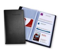 [VZ171] sigel Etui matière synthétique pour 120 cartes de visite 90 x 58 mm noir