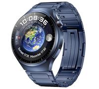 VZEXJIU 22mm Bracelets en Titane,Compatible avec Huawei Watch 5 Pro/GT 5 46 mm/GT 4 Pro/GT 3 Pro/Ultimate Bracelet de Remplacement de Métal pour Homme(Bleu)