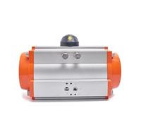 VZJIUOJW Actionneur pneumatique Simple Effet AT190, Rappel par Ressort, Sortie à 8 Angles for vanne Boisseau sphérique, Papillon