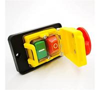 VZJIUOJW Bouton d'interrupteur d'alimentation CK5 AC250V 4- PIN Start Stop NO Volt SELLET Support DE Bouton DE LA Volt