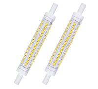 VZRJQ 2 Pièces Ampoule LED R7S 118mm, Dimmable, R7S LED Double Extrémité Lampe pour Salon, Lampadaire, Éclairage Ambiance, Blanc Chaud