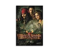 VZRSQZK Affiche décorative sur toile de Pirates des Caraïbes 2 Dead Soul Box - Décoration murale moderne pour chambre à coucher - 30 x 45 cm