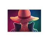 VZRSQZK One Piece Luffy Poster décoratif sur toile pour chambre à coucher 40 x 60 cm