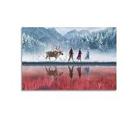 VZRSQZK Poster de film La Reine des Neiges - Peinture décorative sur toile - Impression moderne pour chambre à coucher - 20 x 30 cm