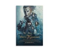 VZRSQZK Poster de film Pirates des Caraïbes Dead Men Tell No Tales - Impression sur toile - Décoration murale moderne pour chambre à coucher (40 x 60 cm)