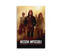 VZRSQZK Poster de la saison 4 du film Mission Impossible - Peinture murale décorative sur toile - Impression moderne pour chambre à coucher - 30 x 45 cm