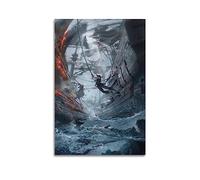 VZRSQZK Poster de la série Pirates des Caraïbes, peinture décorative sur toile, affiche murale et image d'art moderne pour décoration de chambre à coucher 40 x 60 cm