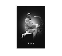 VZRSQZK Poster de Musicien Ray Charles sur toile - Impression d'art moderne pour chambre à coucher - 20 x 30 cm