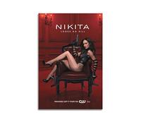 VZRSQZK Poster décoratif sur toile d'acteur Maggie Q - Impression d'art moderne pour chambre à coucher - 60 x 90 cm