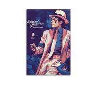 VZRSQZK Poster décoratif sur toile de Michael Jackson, chanteur et image d'art moderne pour chambre à coucher (60 x 90 cm)