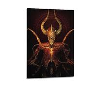 VZRSQZK Poster décoratif sur toile Game Diablo 2 Mephisto - Impression d'art moderne pour chambre à coucher - 30 x 45 cm