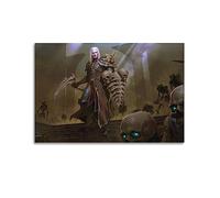 VZRSQZK Poster décoratif sur toile Game Diablo Necromancien - Décoration murale moderne pour chambre à coucher - 40 x 60 cm