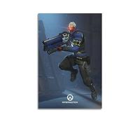 VZRSQZK Poster décoratif sur toile Game Overwatch Soldier 76 - Impression d'art moderne pour chambre à coucher - 30 x 45 cm