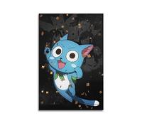 VZRSQZK Poster décoratif sur toile Motif Happy Fairy Tail 30 x 45 cm