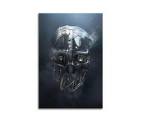 VZRSQZK Poster décoratif sur toile représentant le masque Game Dishonored 2 - Poster et image d'art moderne pour chambre à coucher - 20 x 30 cm