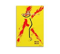 VZRSQZK Poster du film Kill Bill - Impression sur toile - Décoration murale moderne pour chambre à coucher - 50 x 75 cm