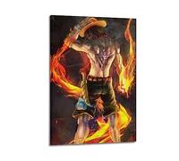 VZRSQZK Poster One Piece Ace décoratif sur toile - Impression d'art moderne pour chambre à coucher - 20 x 30 cm