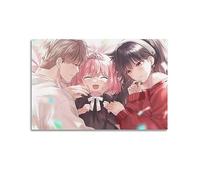 VZRSQZK Spy X Family Poster décoratif sur toile Motif famille 40 x 60 cm