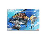 VZRSQZK Your Lie in April Poster décoratif sur toile pour chambre à coucher 60 x 90 cm