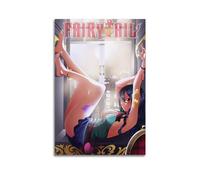 VZTTSVHE Fairy Tail - Poster sur toile de l'anime Juvia Lockser - Décoration murale pour salon, chambre à coucher - 40 x 60 cm - Style sans cadre