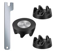 VZU 9704230 Lot de 3 raccords de rechange pour modèles KitchenAid KSB52, KSB5, 5KSB52, 5KSB5, Blender Coupler Pièces de rechange pour Kitchen Aid, avec clé de montage