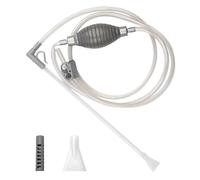 VZU Aspirateur à mulching d'aquarium de 185 cm avec 2 embouts, nettoyeur de réservoir de chasse d'eau avec réglage du débit réglable, kit de nettoyage et aspirateur d'aquarium pour gravier et sable