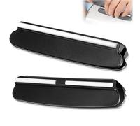 VZU Lot de 2 aides à aiguiser à 15 °, support d'angle à 15 °, aide à l'affûtage, couteau à aiguiser manuel, support d'angle pour aiguiser pour pierre à aiguiser débutants, noir