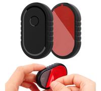 VZU Lot de 2 coques de protection étanches en silicone avec autocollant autocollant pour Galaxy SmartTag2 - Traceur GPS caché - Coque de protection à coller pour portefeuille, bagages, voiture, vélo