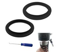VZU Lot de 2 joints en silicone ID Ø 47 mm avec anneau d'étanchéité - Compatible avec les porte-filtres Delonghi EC680/EC685/EC695/EC820/EC850/EC860 - Joint de tête d'infusion