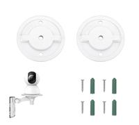 VZU Lot de 2 supports muraux pour appareil photo, compatibles avec TP-Link Tapo C200/C210/C220/C225/TC70, Kasa EC70/KC410S, angle de rotation réglable à 180 °, support de plafond pour caméra de